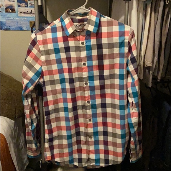 Express Men’s XS Fitted Dress Shirt - Picture 1 of 3